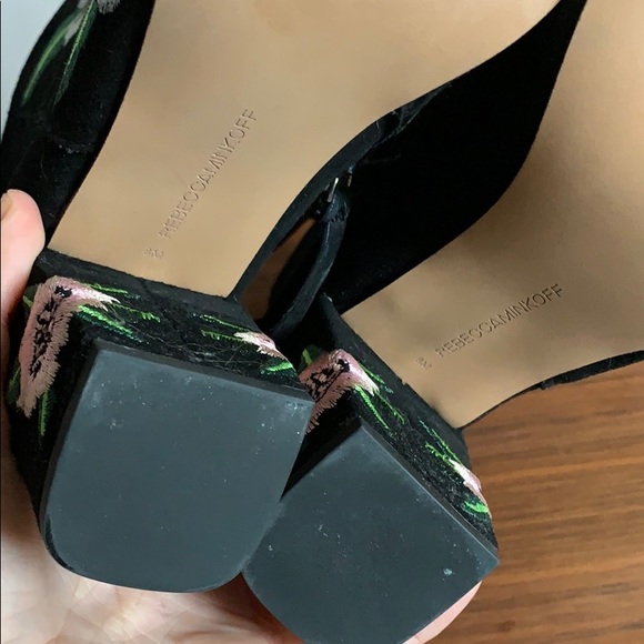 Rebecca Minkoff Black Suede Embroidered Boot - Picture 5 of 6